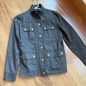 J. Crew Black Jacket with Gold Accents